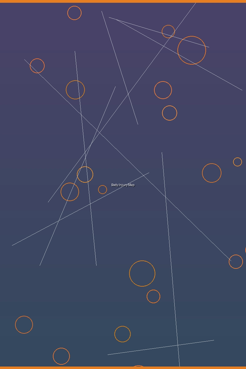 人体运动损伤部位示意图